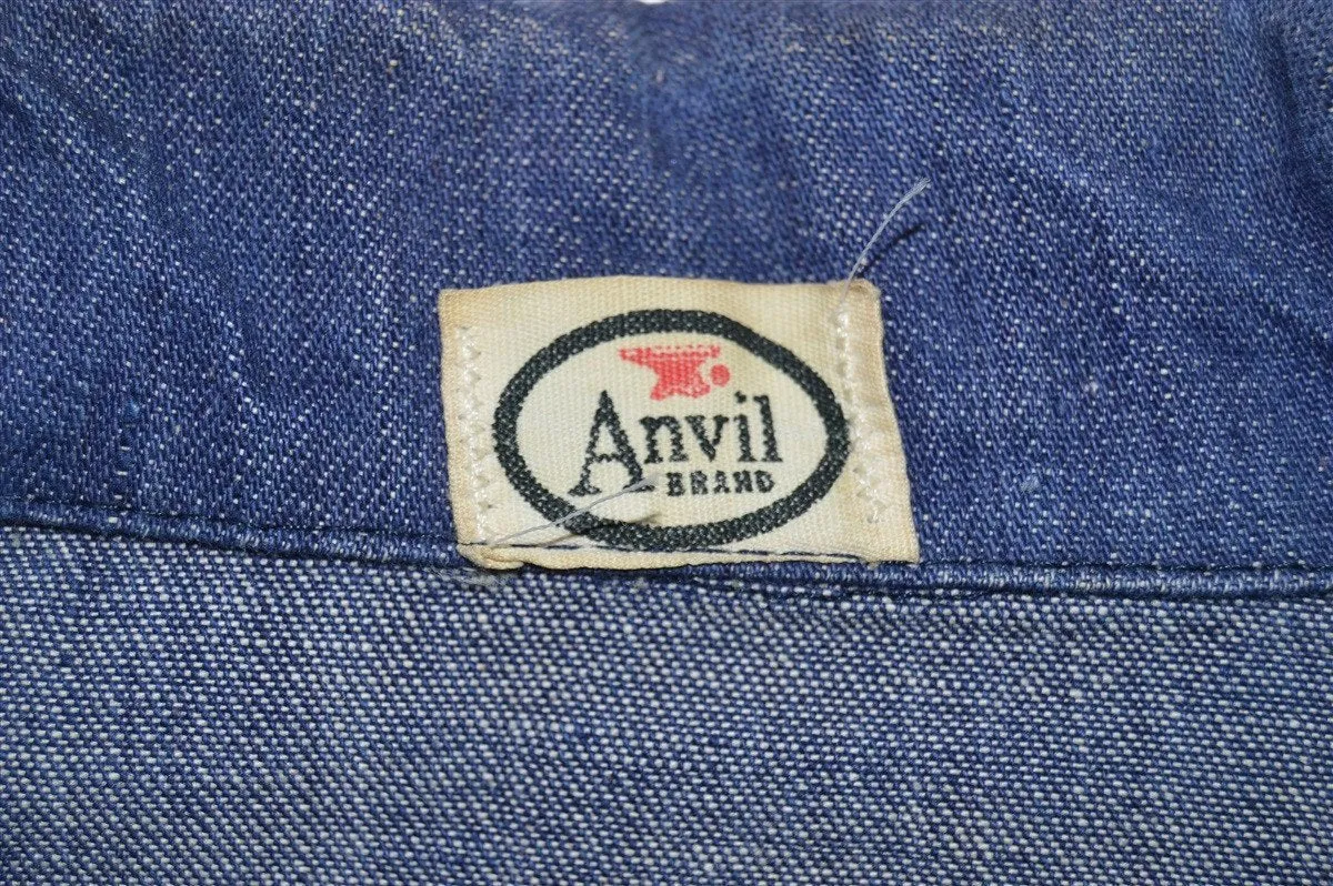 50s Anvil Workwear Denim Jacket Womens Large