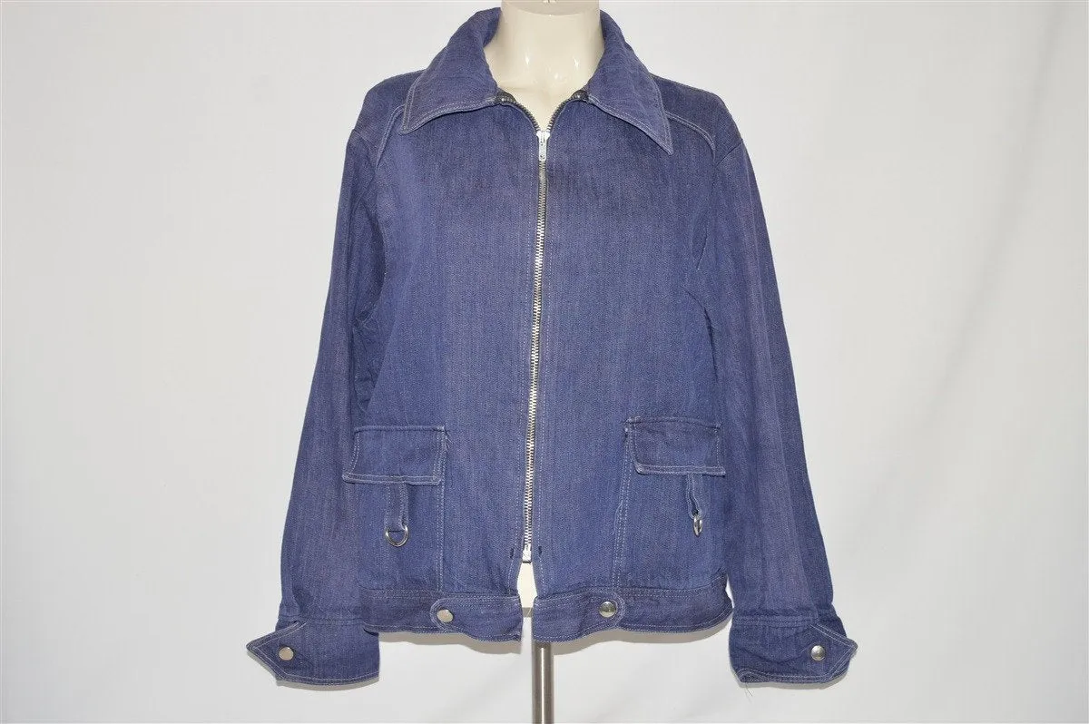 50s Anvil Workwear Denim Jacket Womens Large