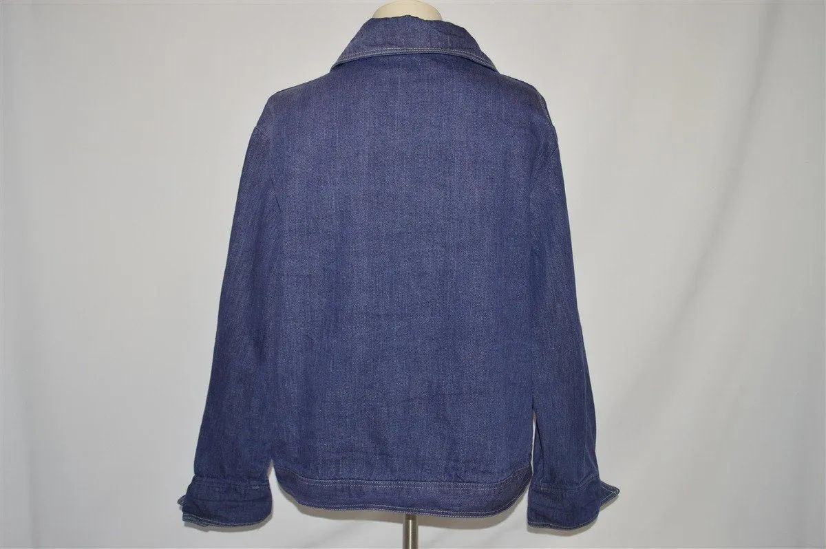 50s Anvil Workwear Denim Jacket Womens Large