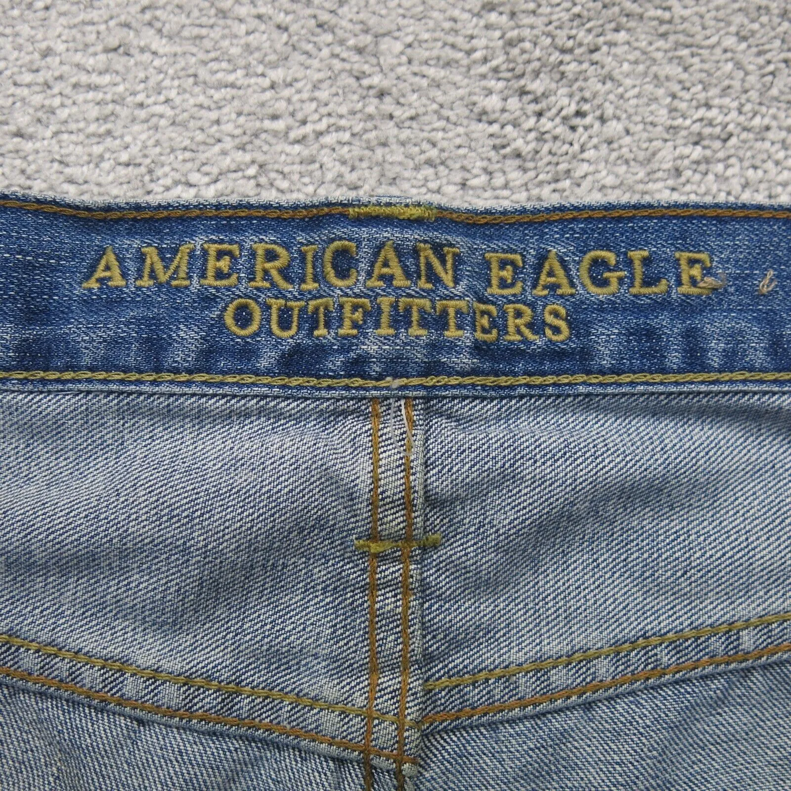 American Eagle Outfitters Men Jeans Original Taper 100% Cotton Blue Size W31XL32