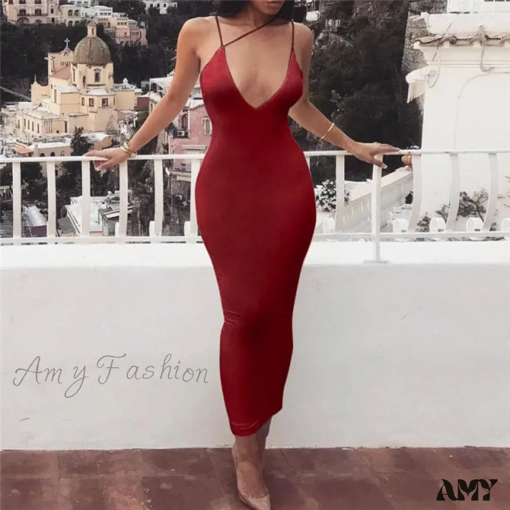 Amy Fashion - Fashion Long Party Bodycon Dresses