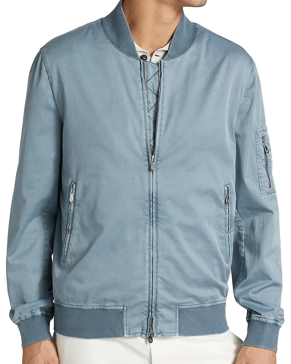 Aqua Bomber Jacket