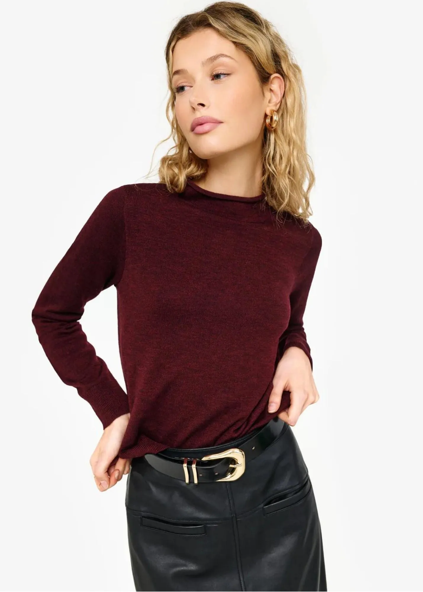 Cami Gwendolyn Sweater Cranberry