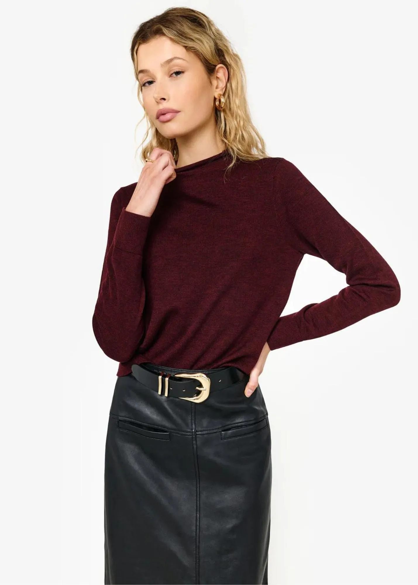 Cami Gwendolyn Sweater Cranberry