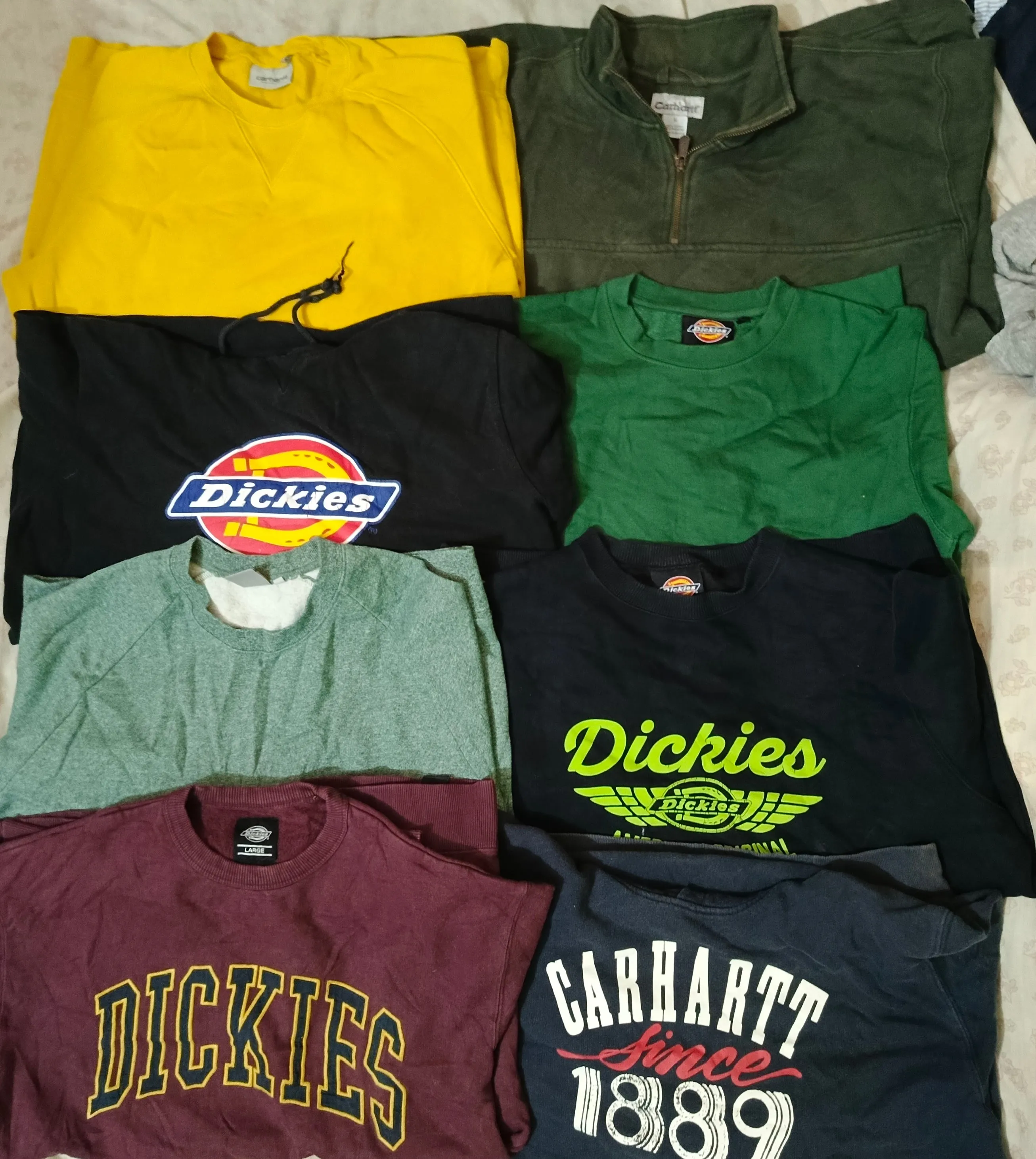 Carhartt and dickies sweat shirts and hoodies