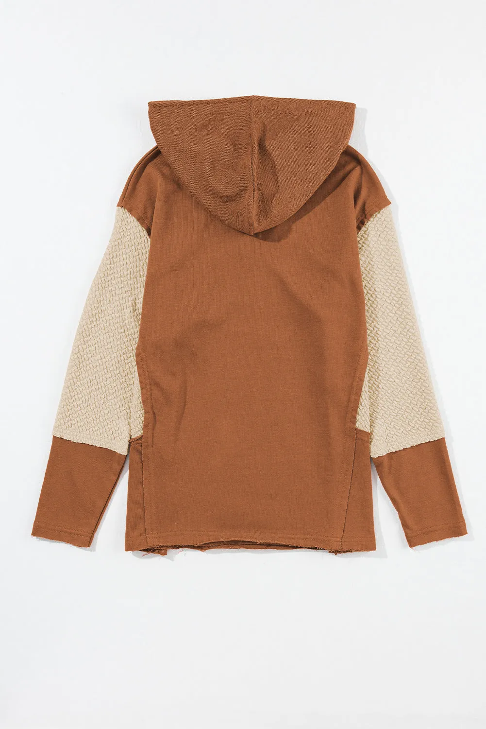 Contrast Sleeves Hoodie