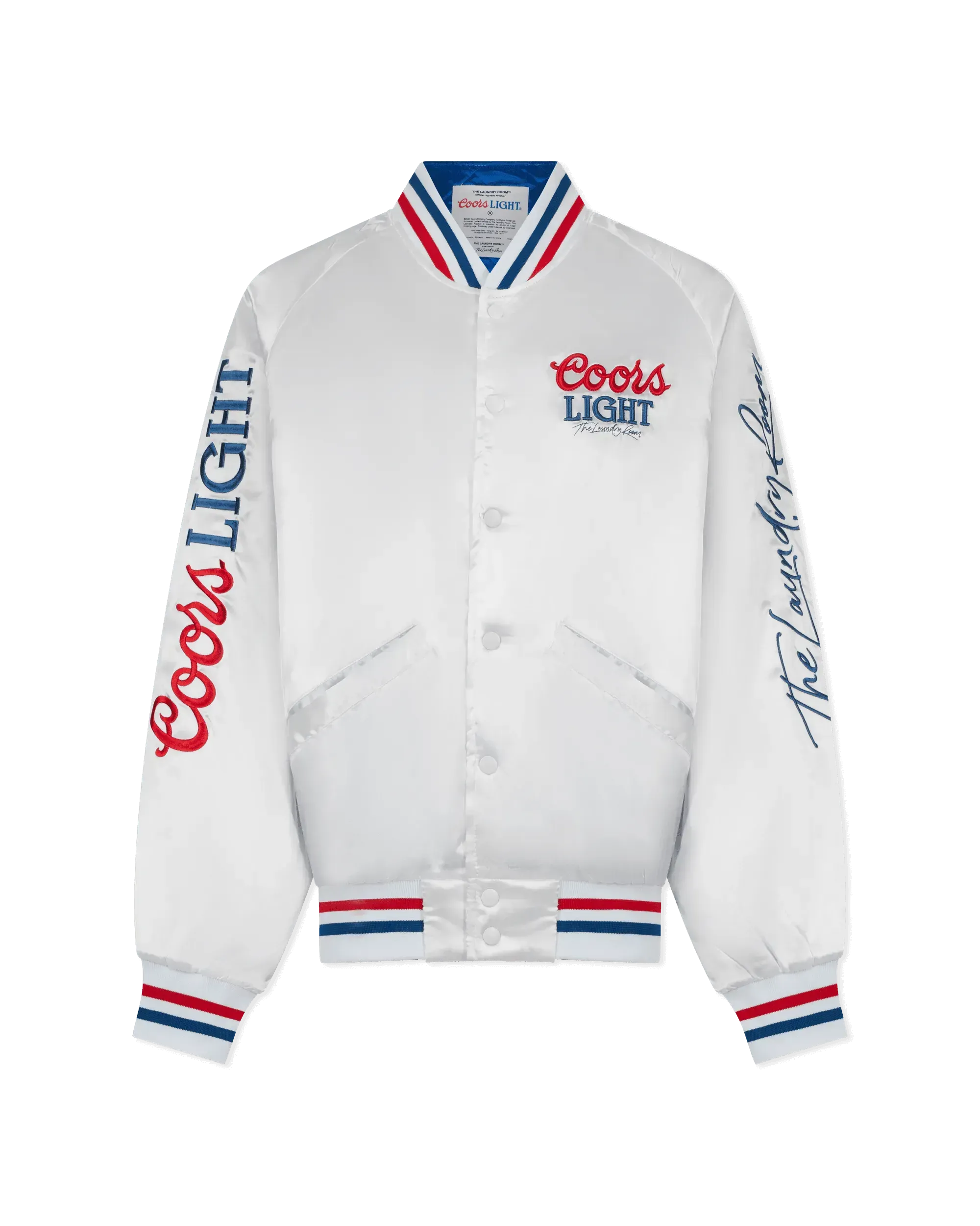 Coors Light 1980 Satin Stadium Bomber Jacket