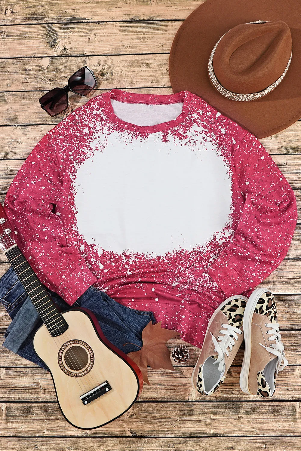 Crew Neck Pullover Sweatshirt