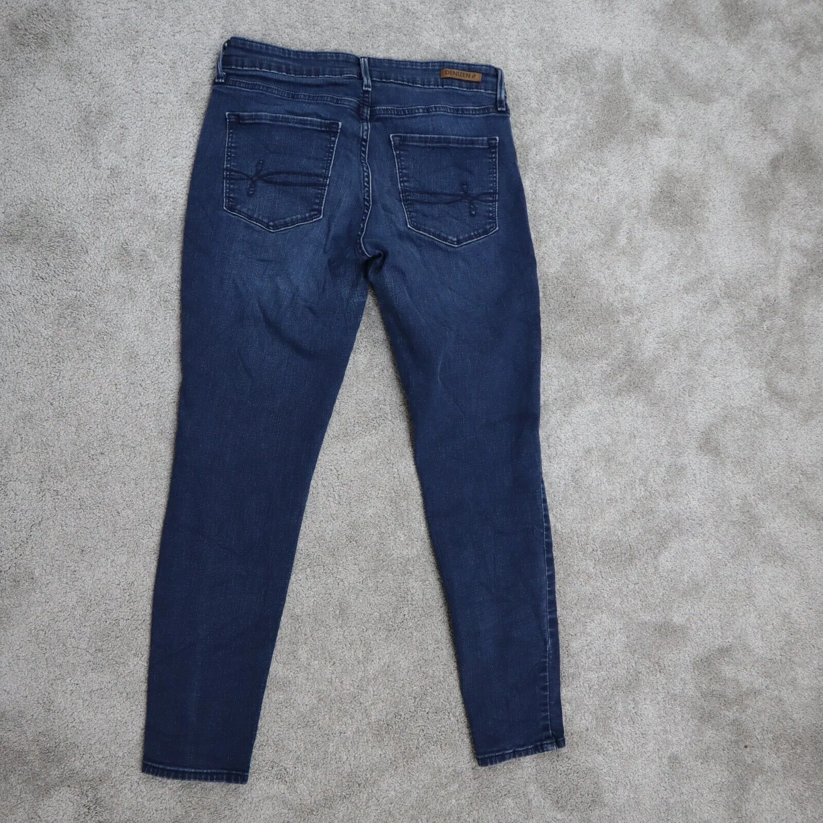 Denizen From Levis Women Modern Skinny Jeans Denim Mid Rise Blue Size W27XL28