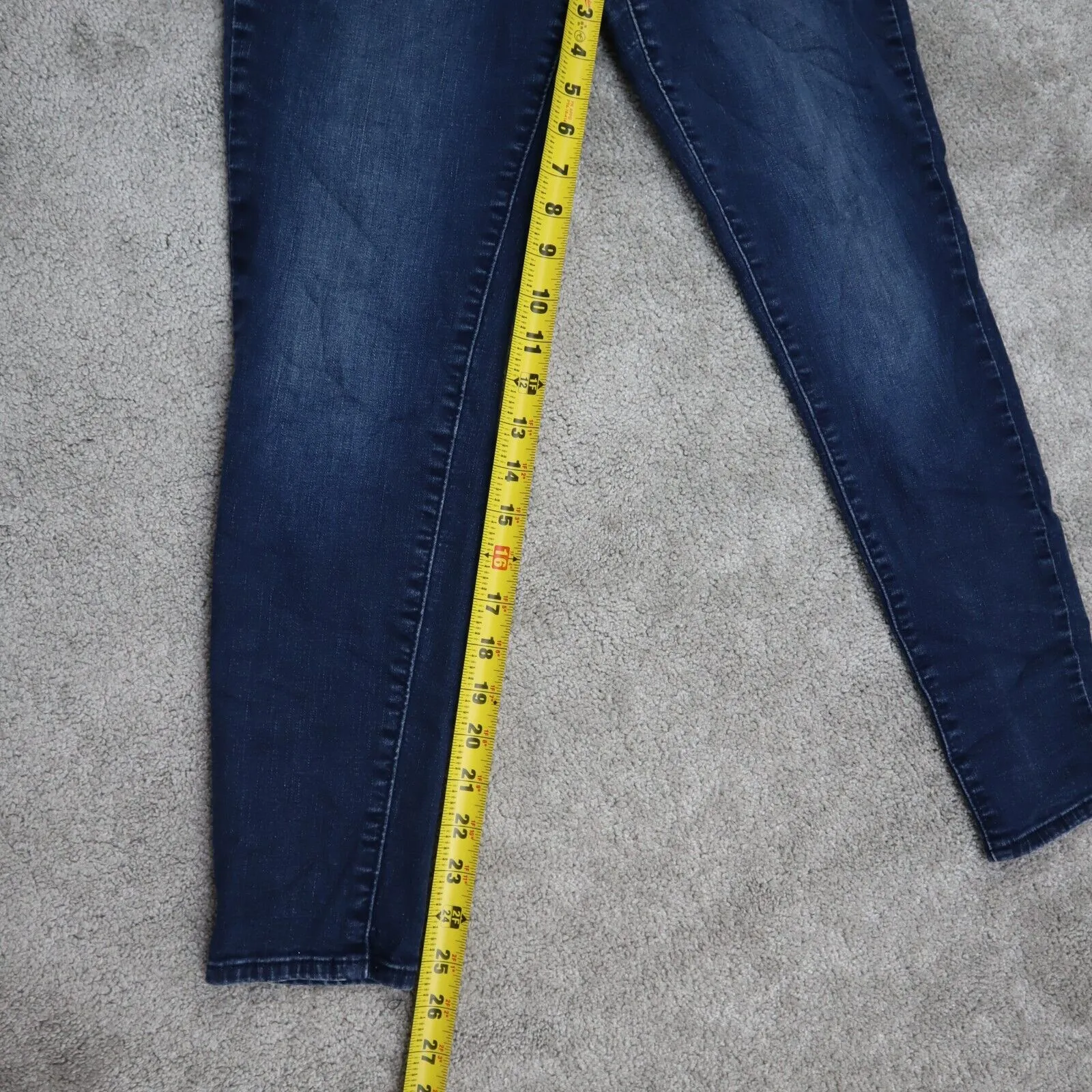 Denizen From Levis Women Modern Skinny Jeans Denim Mid Rise Blue Size W27XL28