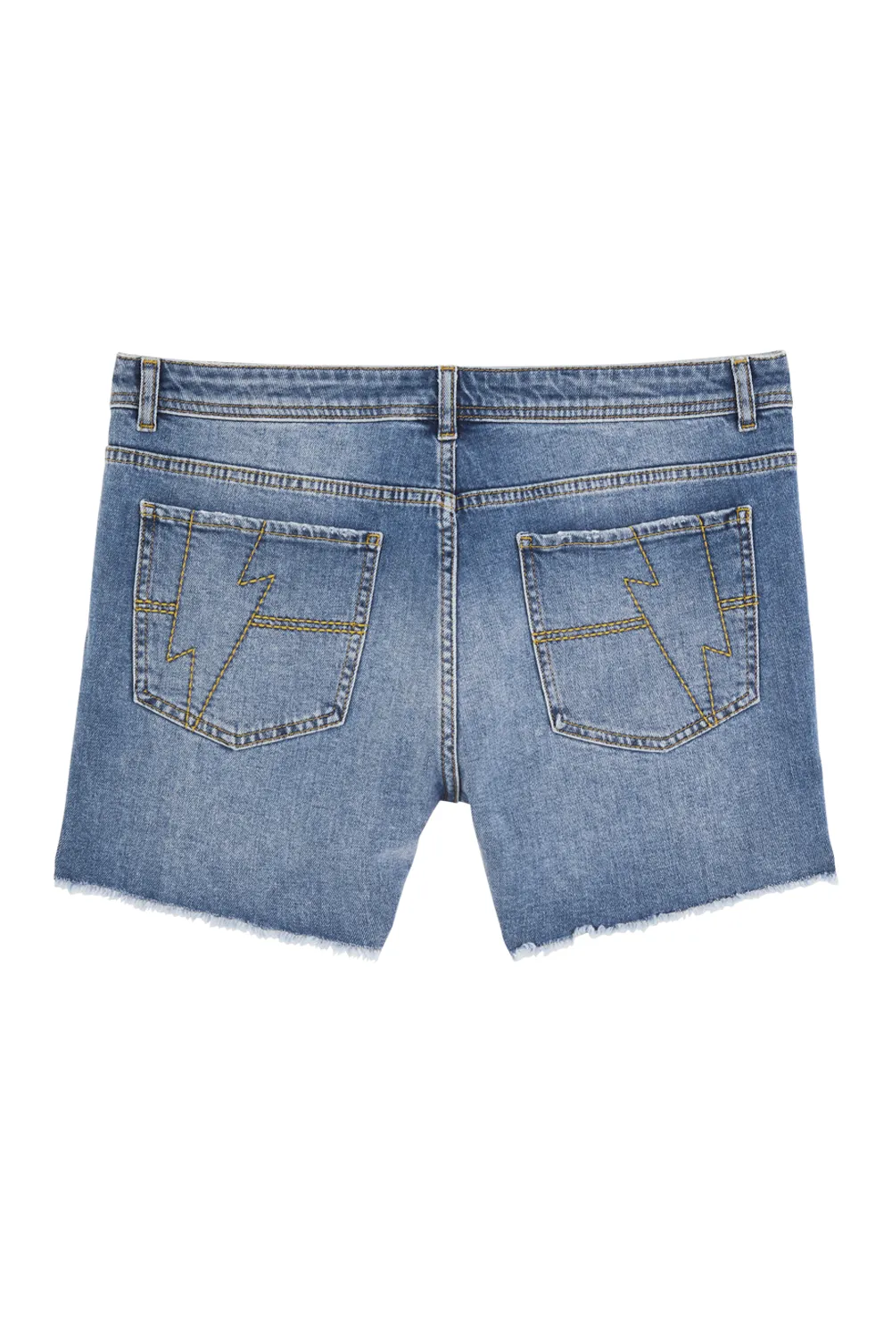 Distressed Denim Shorts