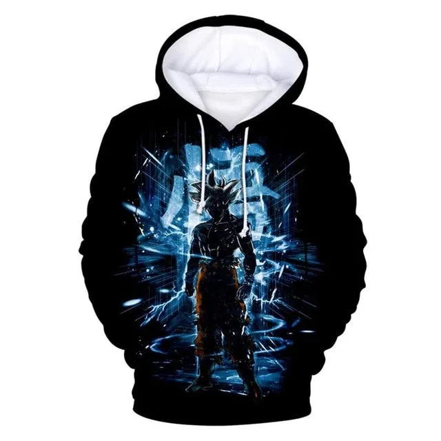 Dragon ball Anime 3D hoodies Men Women Hooded Sweatshirt Dragonball Son Goku Casual Pockets Streetwear Autumn Tops