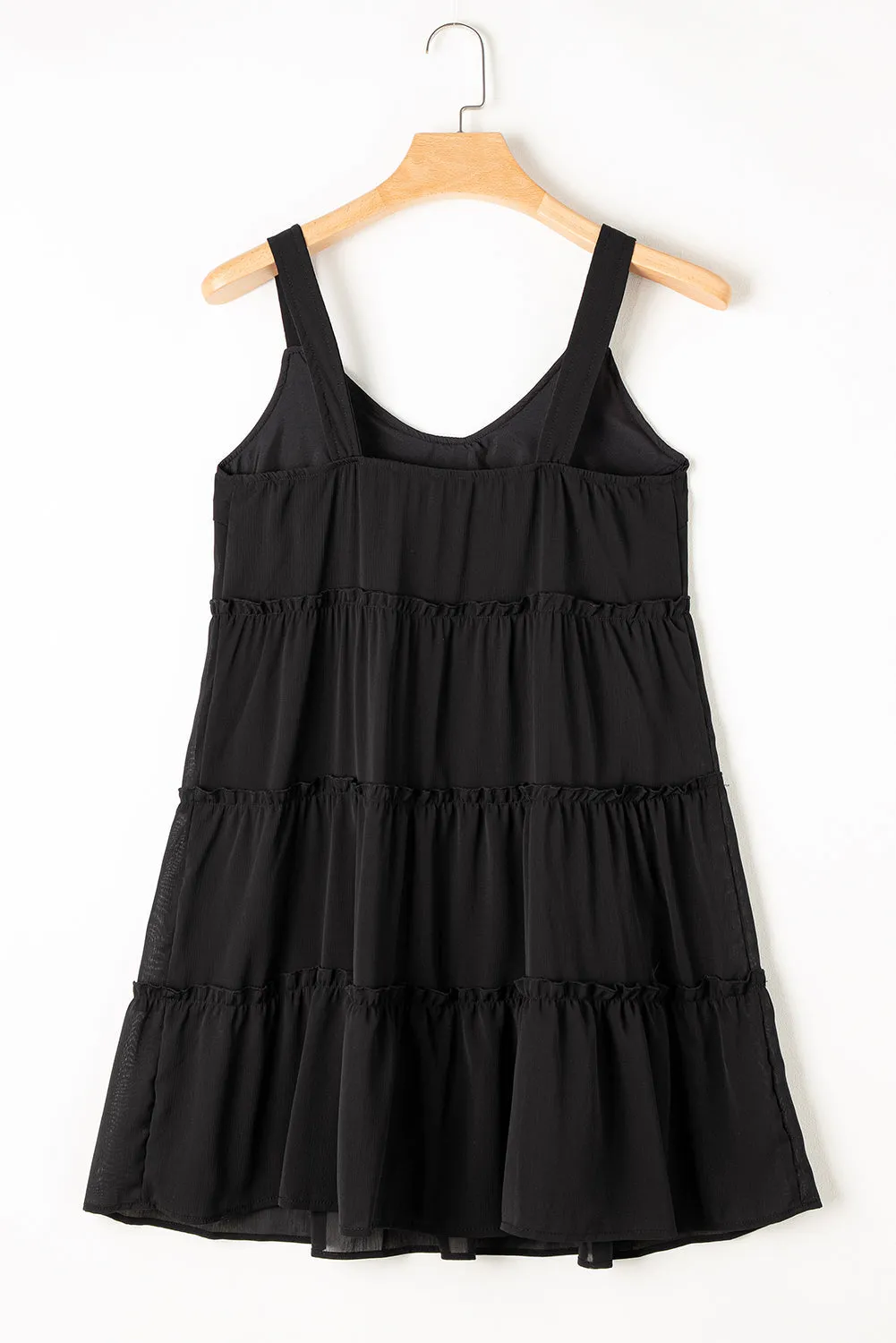 Frilly Tiered Sleeveless Dress