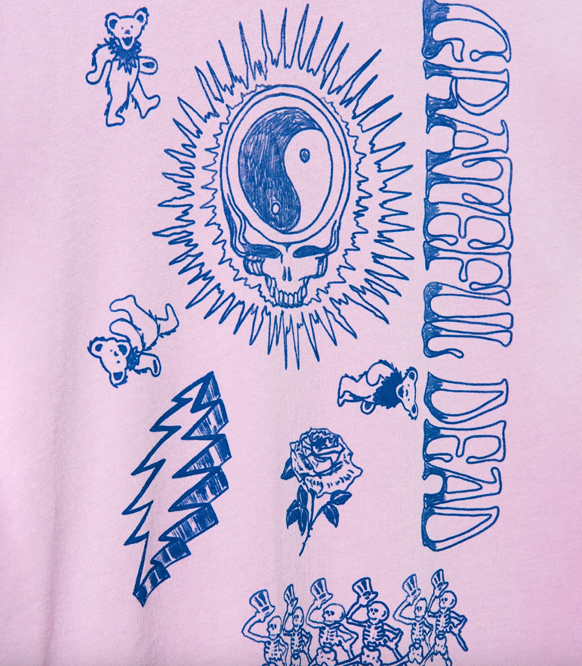 grateful dead logos tee