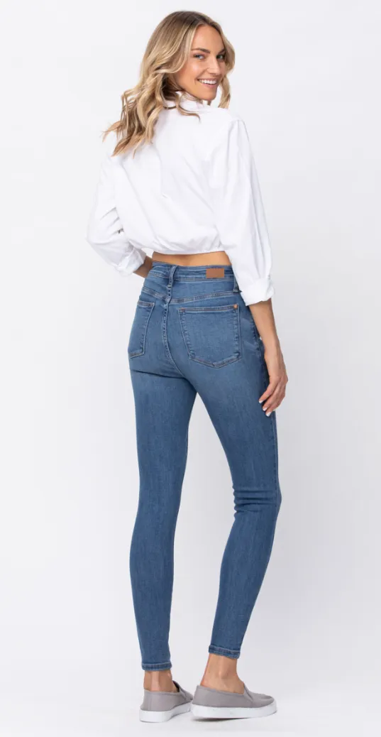 Hi-Waist Skinny Tummy Control Jeans