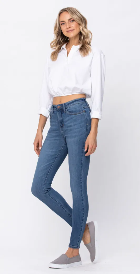 Hi-Waist Skinny Tummy Control Jeans