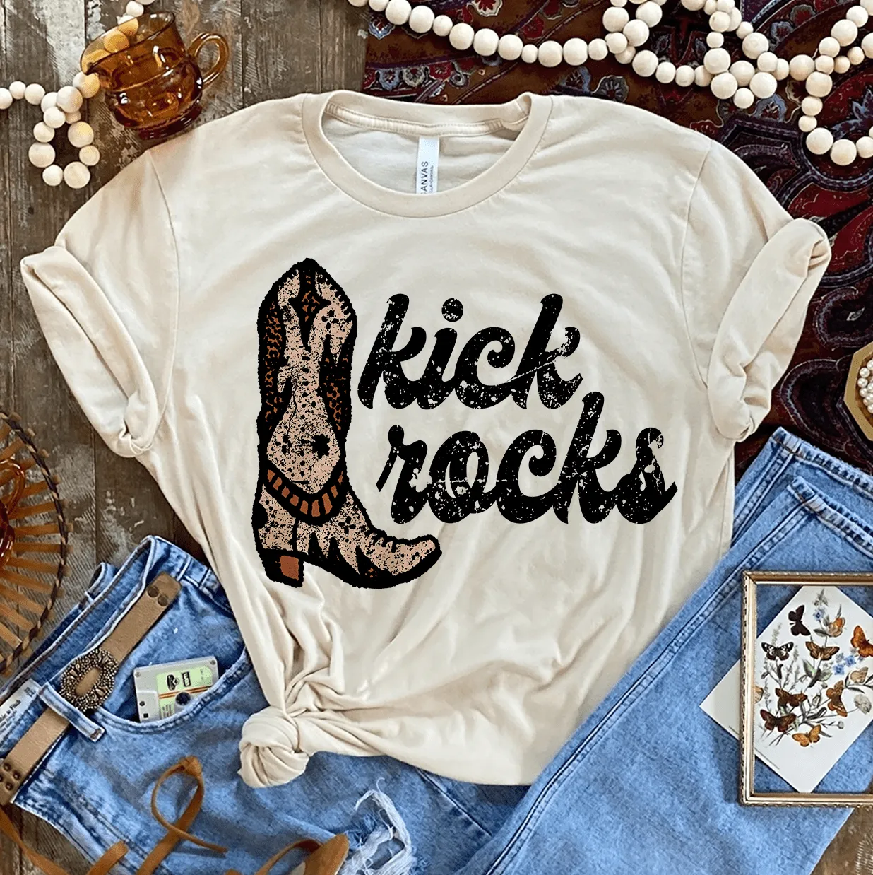 Kick Rocks Graphic Tee (made 2 order) LC