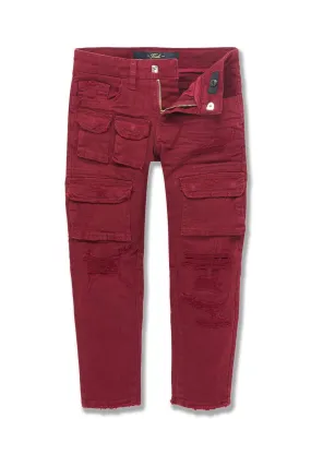 Kids Tribeca Cargo Pants (Bordeaux)