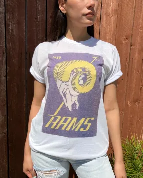 Los Angeles Rams 1959 Retro Vintage Graphic Design T-shirt