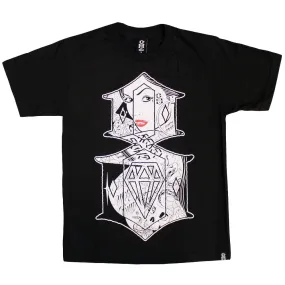 Rebel8 Looking Glass T-shirt Black