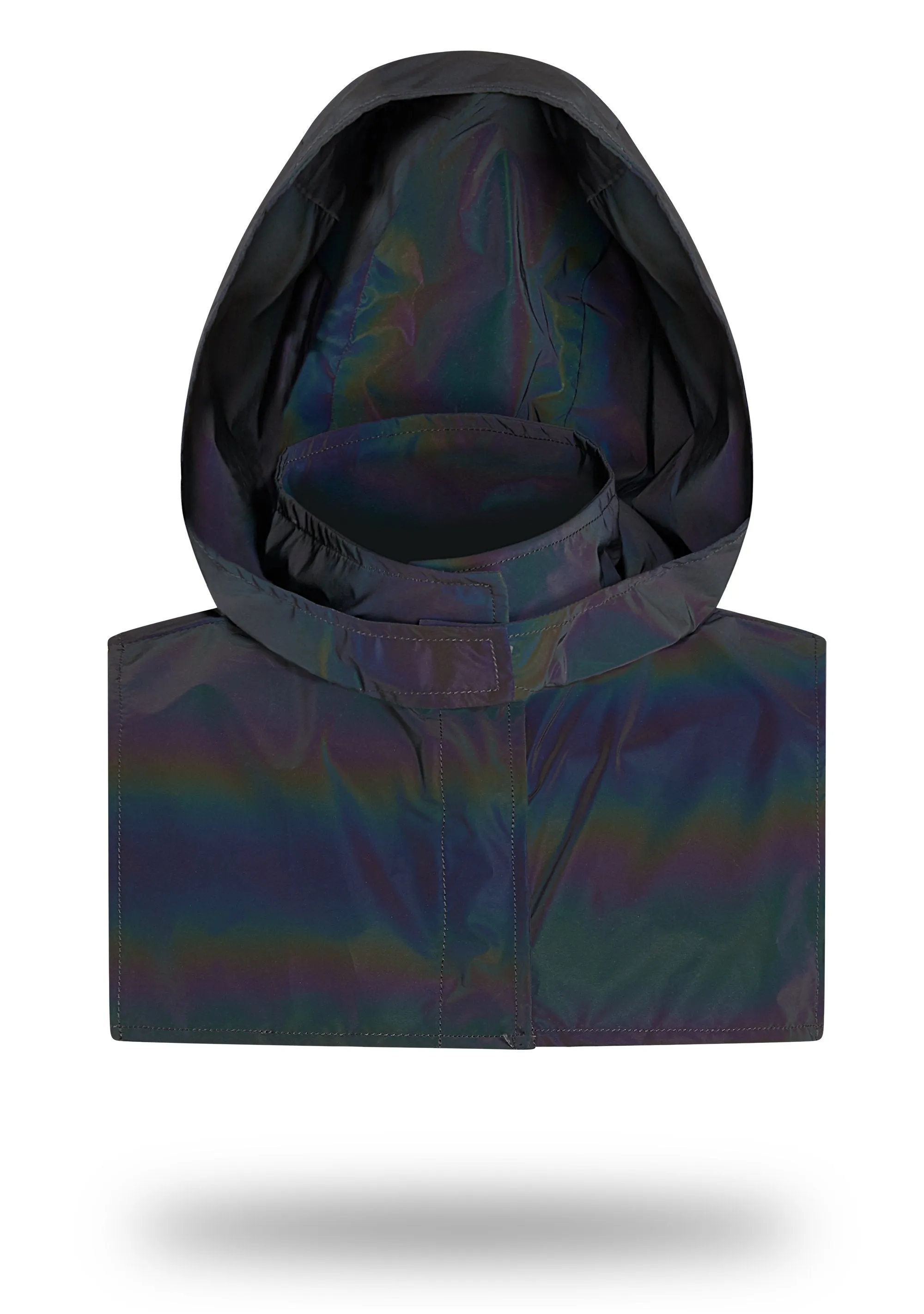 Reflective Black Waterproof Hood