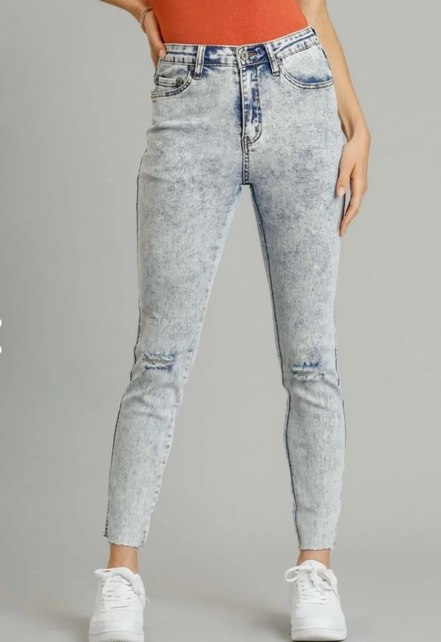 Retro Distressed Jeans