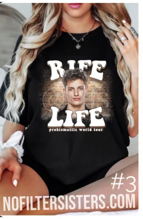 Rife Life Main Tee-Brick