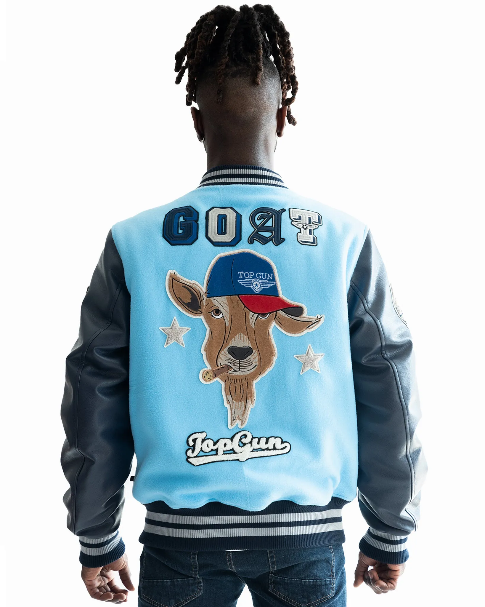 TOP GUN® "THE GOAT" VARSITY JACKET