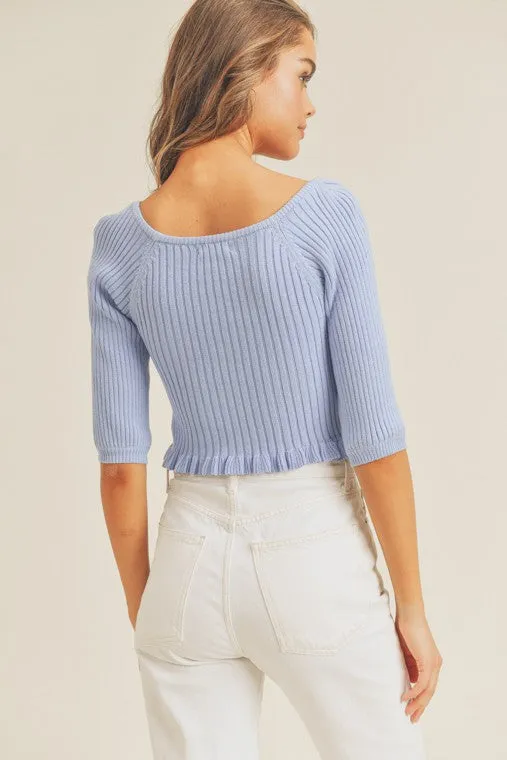 Top - "Lush" Rib Knit