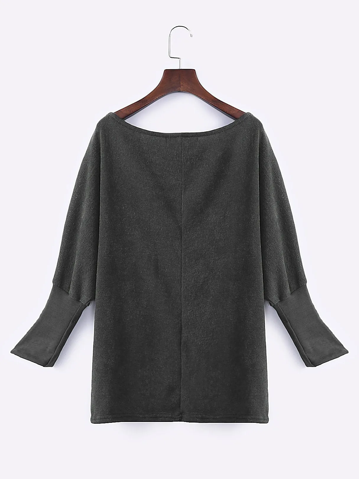 Wholesale Grey One Shoulder Long Sleeve Mini Dress